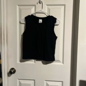CVG Black Cropped Tank never worn only washed
